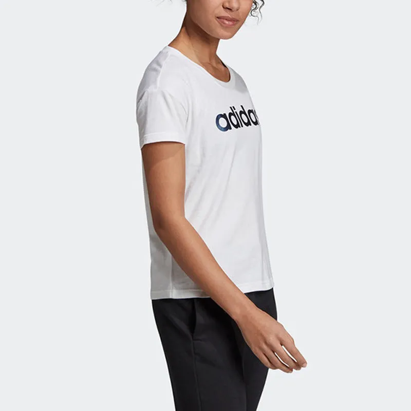 (WMNS) adidas Foil Graphic T-Shirt 'White Black' EI4575 sold by KicksCrew product image thumbnail 4