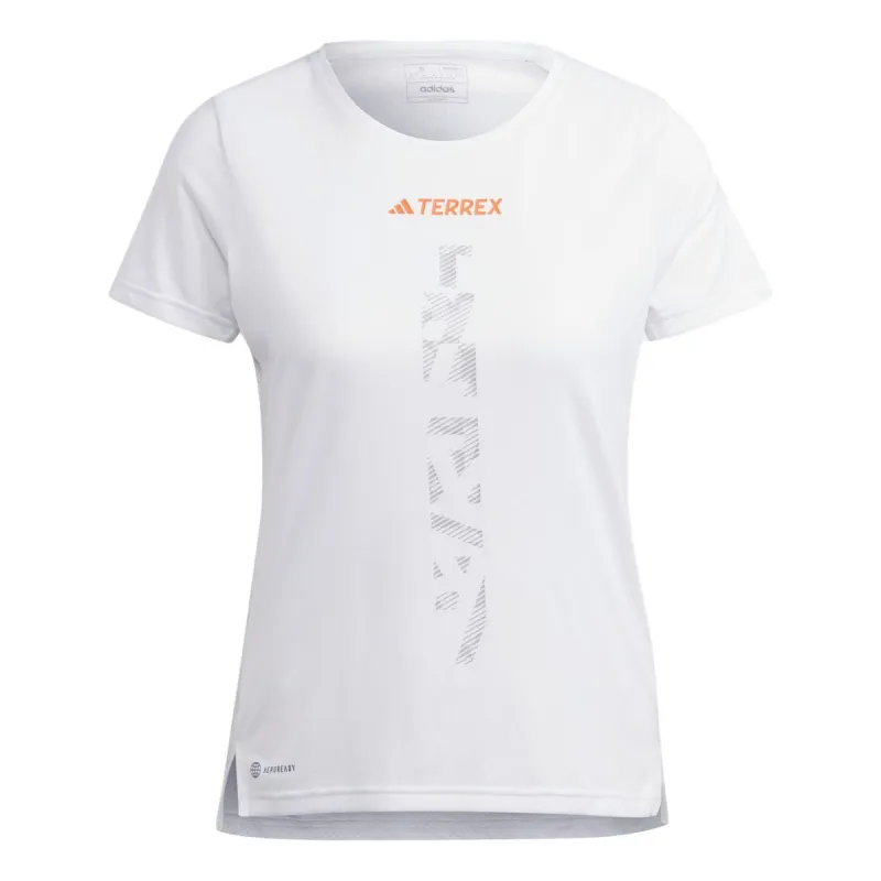(WMNS) adidas TERREX Agravic Trail Running T-Shirt Asia Sizing 'White' HT9415 sold by KicksCrew