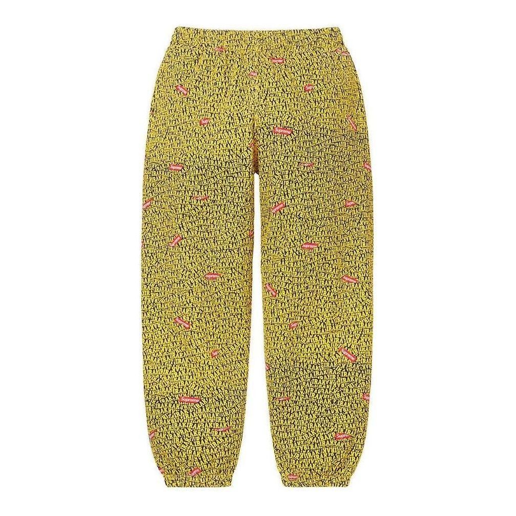 Supreme IRAK Sweatpants 'Yellow' SUP-FW22-245 sold by KicksCrew
