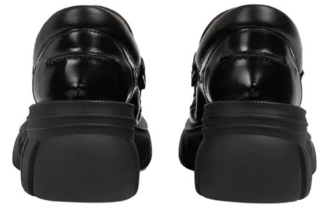 (WMNS) Gucci Loafer with Horsebit 'Black Leahter' 656869-DKSD0-1000 sold by KicksCrew