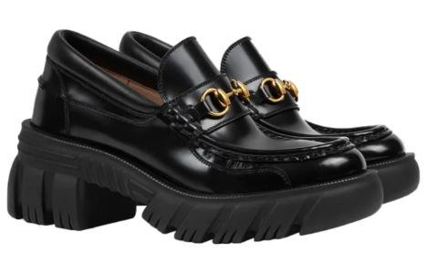 (WMNS) Gucci Loafer with Horsebit 'Black Leahter' 656869-DKSD0-1000 sold by KicksCrew
