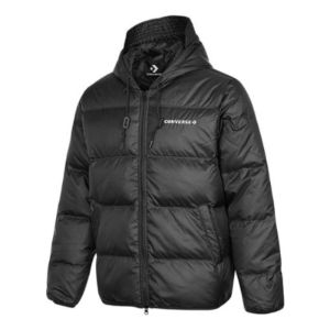 Converse Downfilled Hooded Jacket 'Black' 10021981-A01 sold by KicksCrew