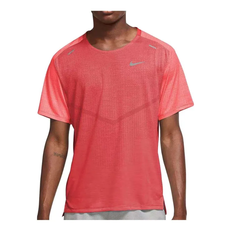 Nike Dri-FIT ADV TechKnit Ultra Running T-shirt 'Red' CZ9047-605 sold by KicksCrew
