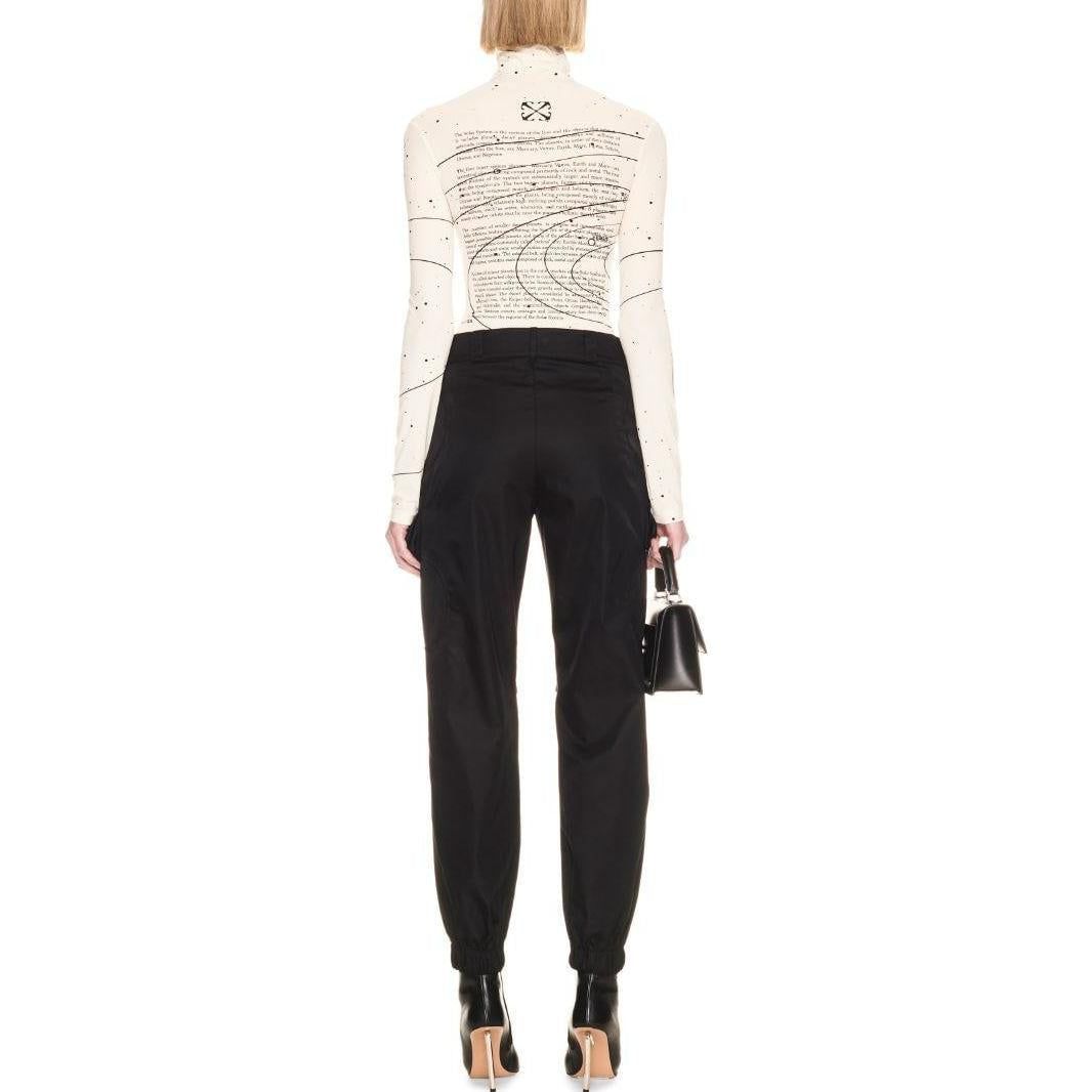 (WMNS) Off-White Book Cargo Trousers 'Black' OWVG071F23FAB0011001 sold by KicksCrew product image thumbnail 3