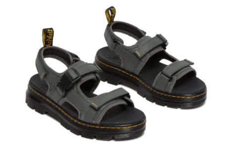 Dr.Martens Forster Webbing Sandals 'Gunmetal' 26621029 sold by KicksCrew