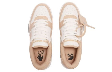 (WMNS) Off-White Out Of Office Low-Top Sneaker 'Tan White' OWIA259F22LEA0010134 sold by KicksCrew