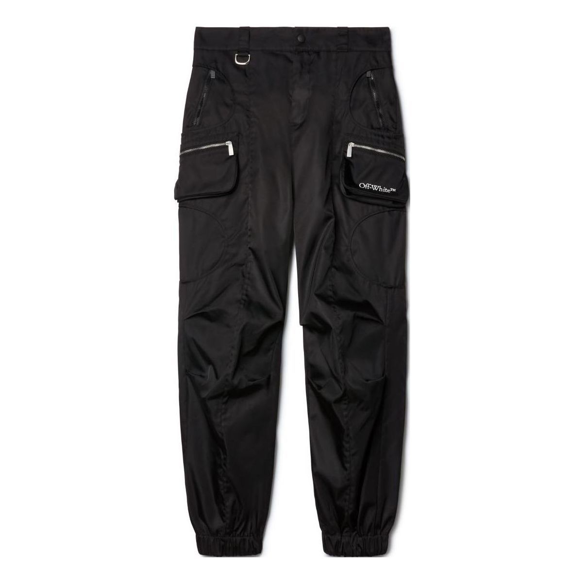 (WMNS) Off-White Book Cargo Trousers 'Black' OWVG071F23FAB0011001 sold by KicksCrew