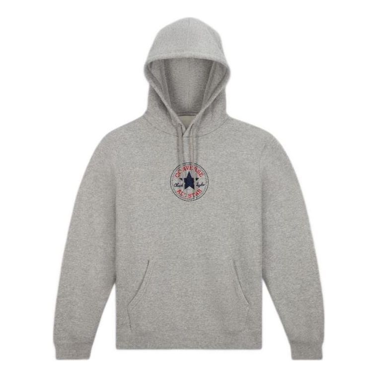 Converse Go-To Chuck Taylor Patch Standard Fit Pullover Hoodie 'Grey' 10024504-A03 sold by KicksCrew