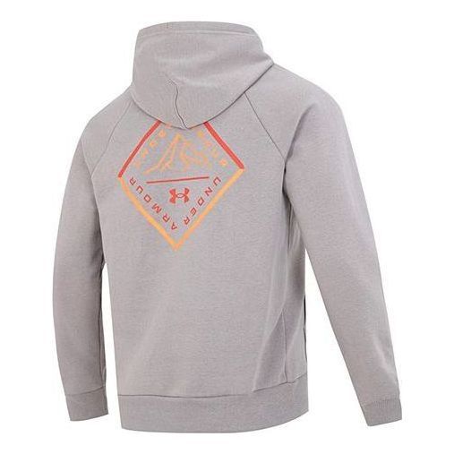 Under Armour Rival Fleece Mountain Hoodie 'Grey' 1373181-294 sold by KicksCrew