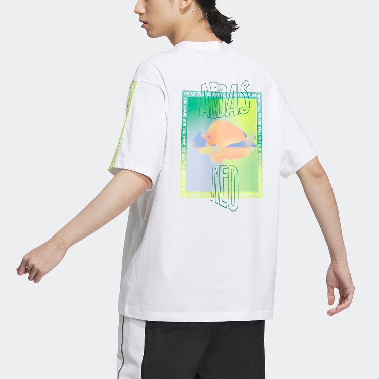 Adidas Neo U VBE T-Shirts 2 'White' IA6743 sold by KicksCrew product image thumbnail 3