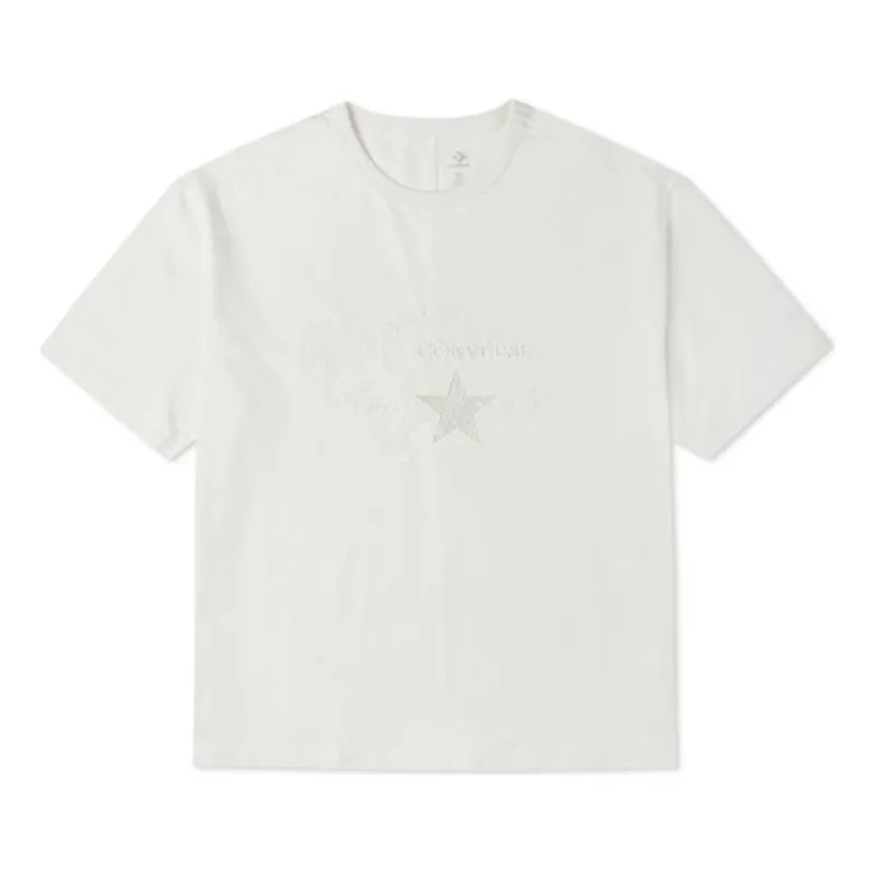 Converse Chuck 70S Embroidered T-Shirt 'White' 10021980-A01 sold by KicksCrew