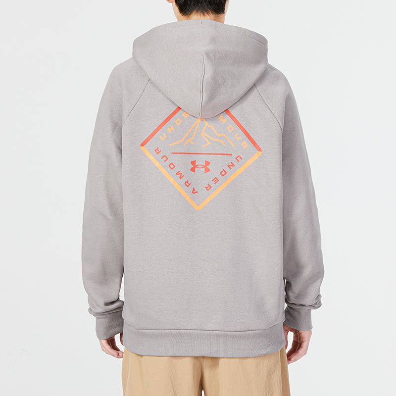 Under Armour Rival Fleece Mountain Hoodie 'Grey' 1373181-294 sold by KicksCrew product image thumbnail 4