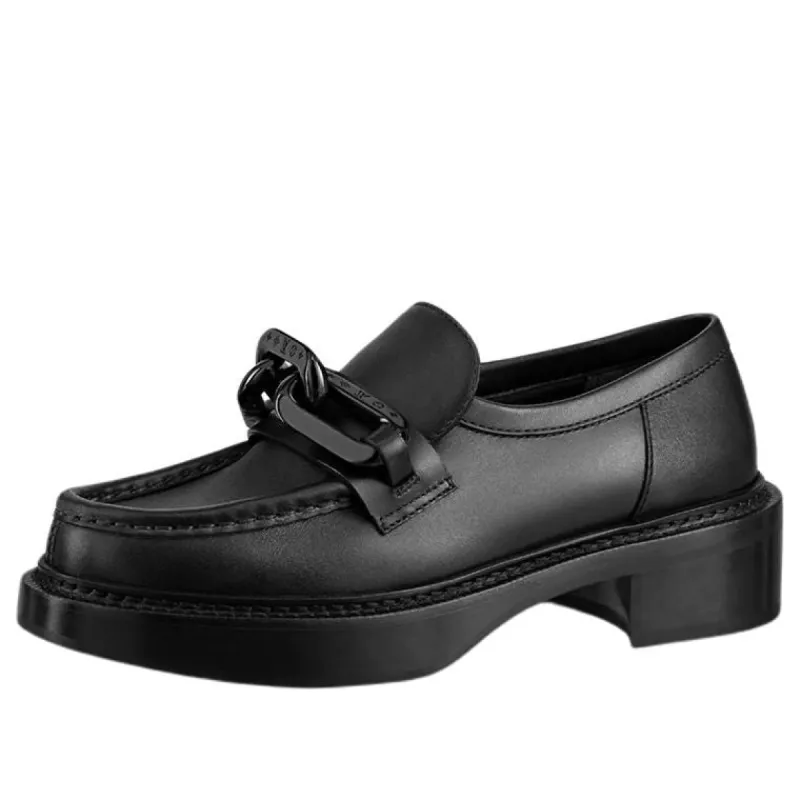 (WMNS) LOUIS VUITTON LV Academy Loafers 'Black with Chain' 1A9R6Y sold by KicksCrew