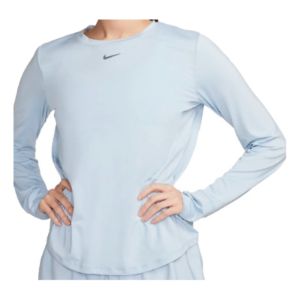 (WMNS) Nike One Classic Dry Fit Long Sleeve Top 'Light Armory Blue' FN2802-440 sold by KicksCrew