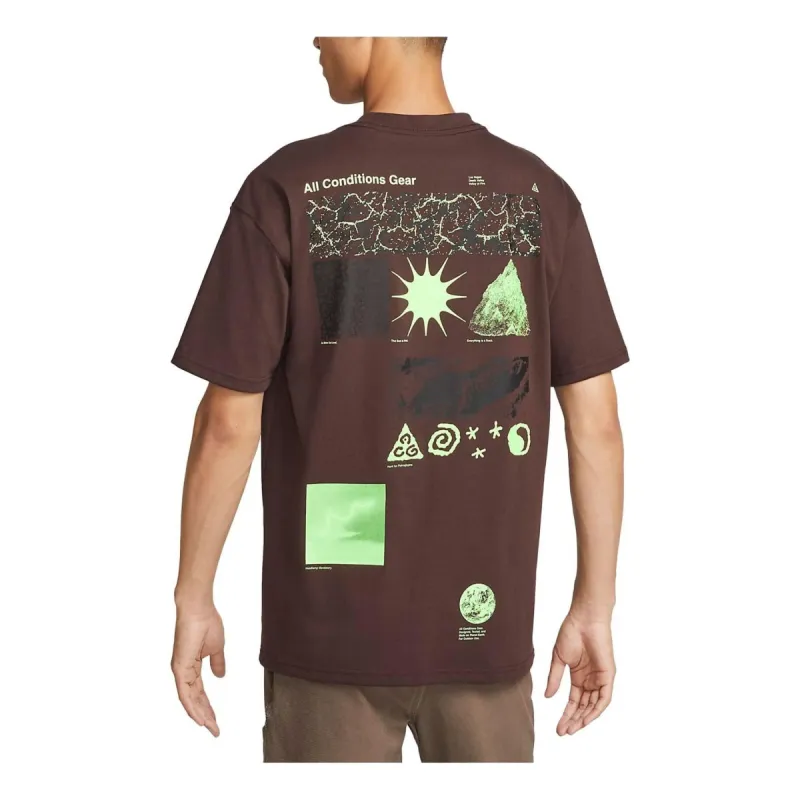Nike NRG ACG Lunar Change T-Shirt 'Brown' FJ1126-227 sold by KicksCrew