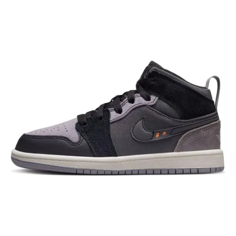(PS) Jordan 1 Mid SE 'Craft Inside Out-Black' DV0436-001 sold by KicksCrew