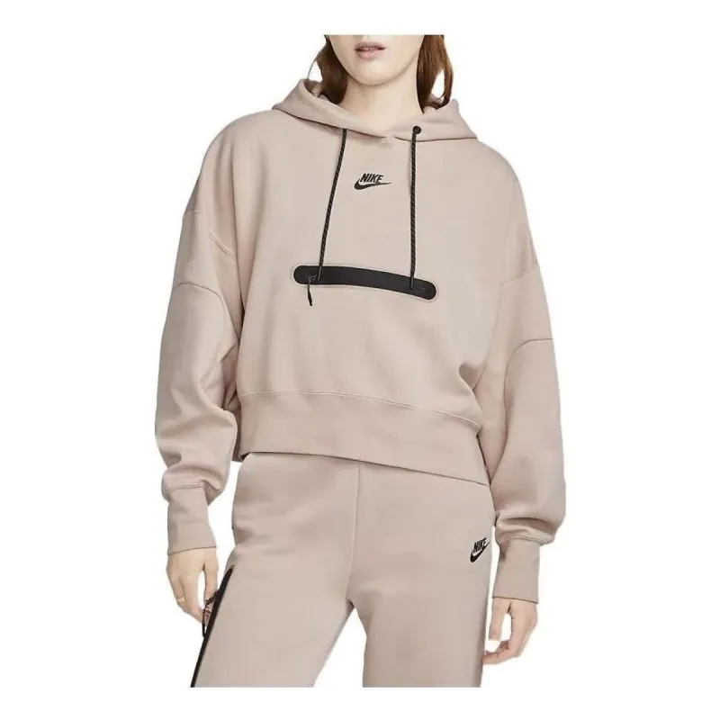 (WMNS) Nike Sportswear Tech Fleece Pullover Hoodie 'Light Brown' DR4974-601 sold by KicksCrew