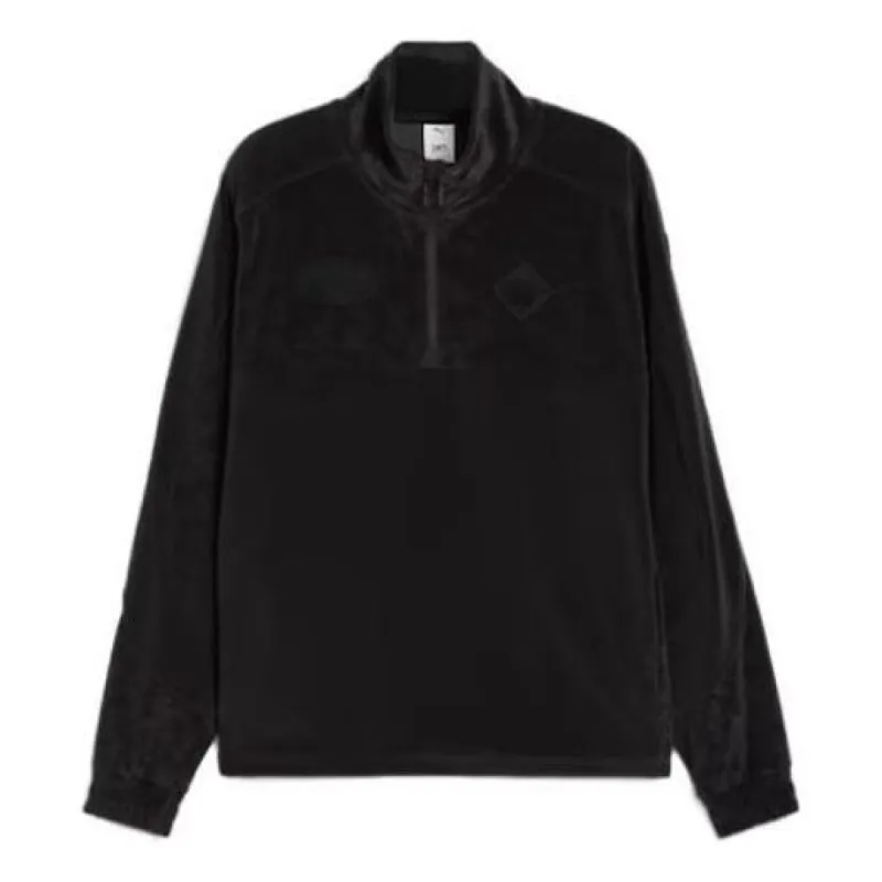 (WMNS) Puma x PERKS AND MINI Velour Top 'Black' 622682-01 sold by KicksCrew