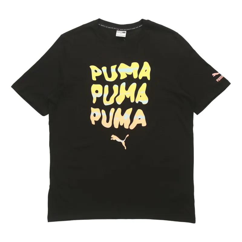 Puma Summer Graphic T-Shirt 'Black' 532612-51 sold by KicksCrew