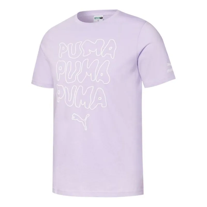 Puma Summer Graphic T-Shirt 'Purple' 532612-16 sold by KicksCrew