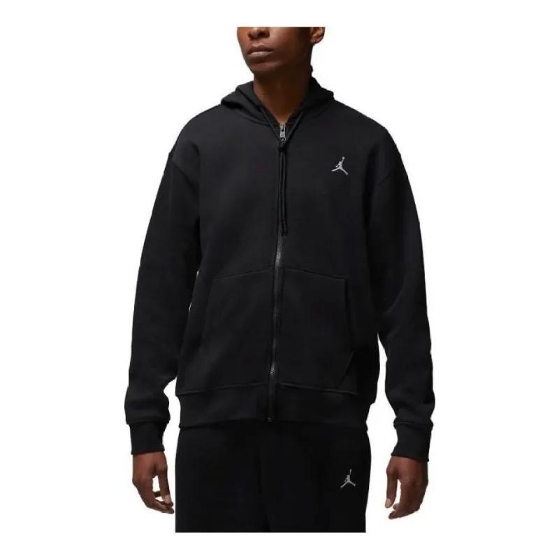 Air Jordan Essentials Full-Zip Fleece Hoodie 'Black' FJ7772-010 sold by KicksCrew