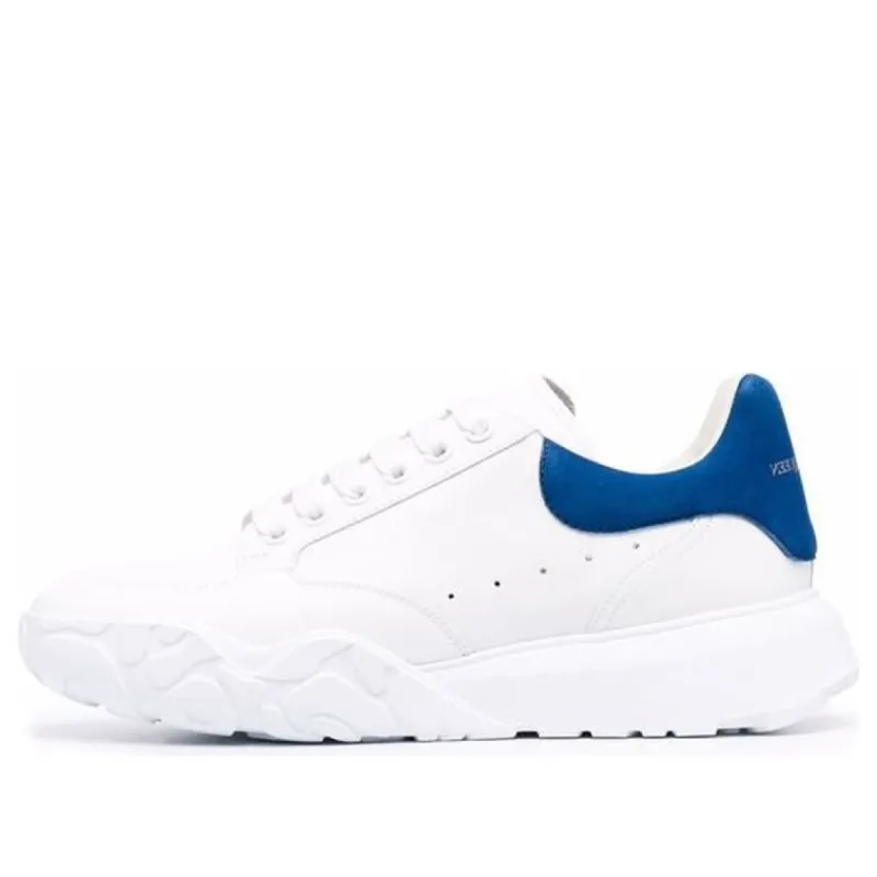 Alexander McQueen Oversized Court Trainer 'White Blue' 634619WIA9A9086 sold by KicksCrew