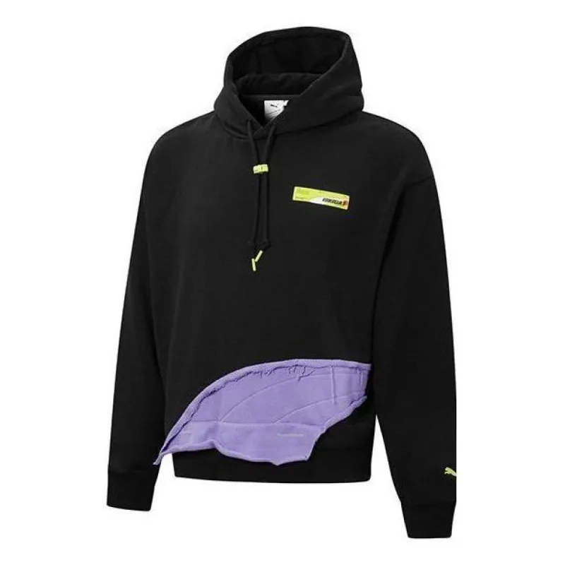 Puma x Roaringwild Hoodie 'Black Purple' 532593-01 sold by KicksCrew