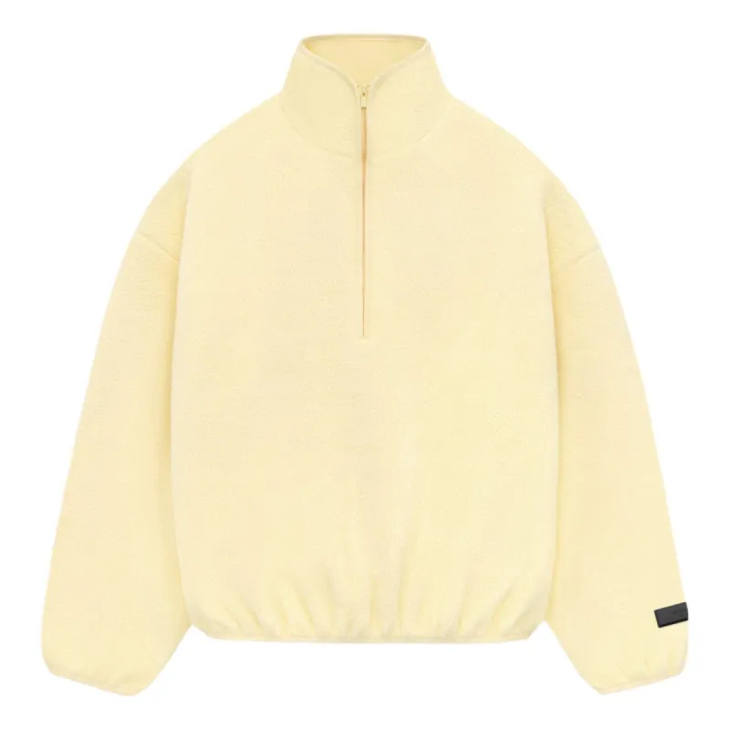 Fear of God Essentials SS24 Nylon Half Zip Mockneck 'Garden Yellow' 202SP244271F sold by KicksCrew