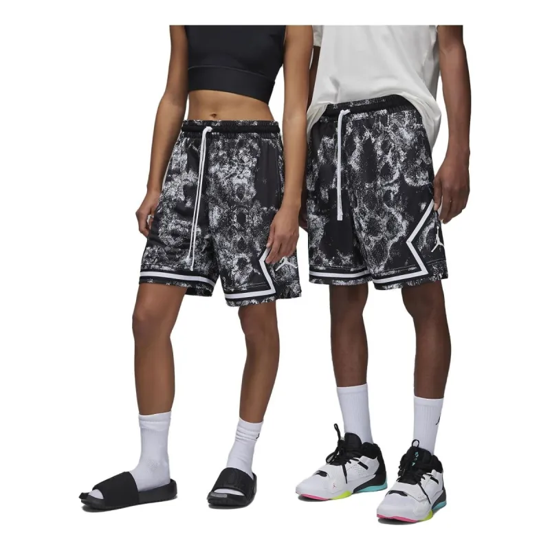 Air Jordan Dri-FIT Sport Diamond Shorts 'White Black' DV9779-100 sold by KicksCrew
