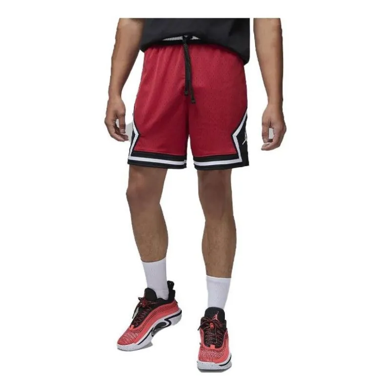 Air Jordan Dri-FIT Sport Diamond Shorts 'Red Black' DX1487-687 sold by KicksCrew