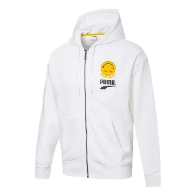 Puma Smiley Jacket 'White' 530160-02 sold by KicksCrew
