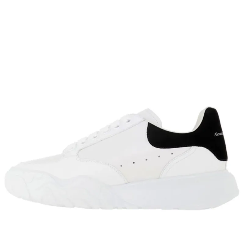 Alexander McQueen Oversized Court Trainer 'White Black' 634619WIA999061 sold by KicksCrew