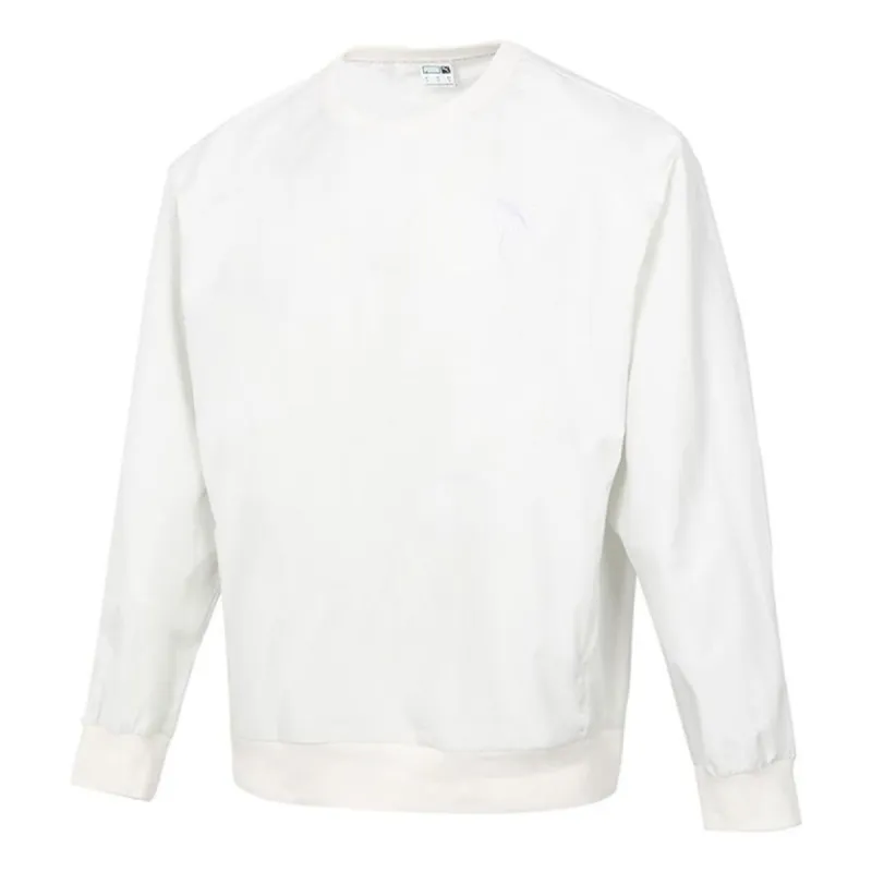 Puma Classic Woven Crew Sweatshirt 'White' 530004-05 sold by KicksCrew