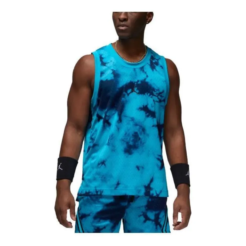 Air Jordan Dri-FIT Sport Breakfast Club Mesh Jersey 'Laser Blue' DZ0565-446 sold by KicksCrew