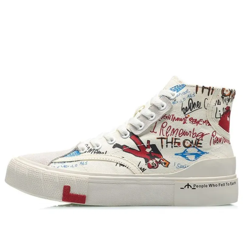 Li-Ning Counterflow Hello Earth 'White Red' AGCQ389-2 sold by KicksCrew