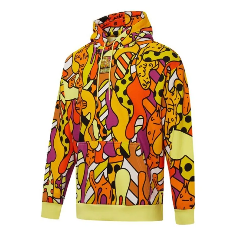 Puma x Britto Hoodie 'Yellow Purple Orange' 532228-51 sold by KicksCrew