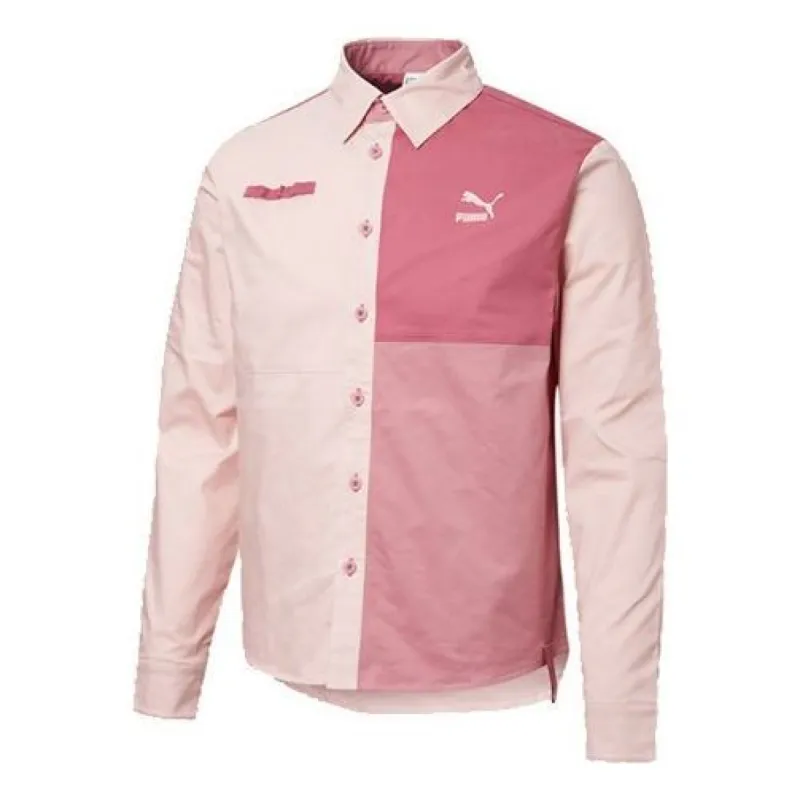 Puma Outdoor Logo Shirt 'Pink White' 532188-15 sold by KicksCrew