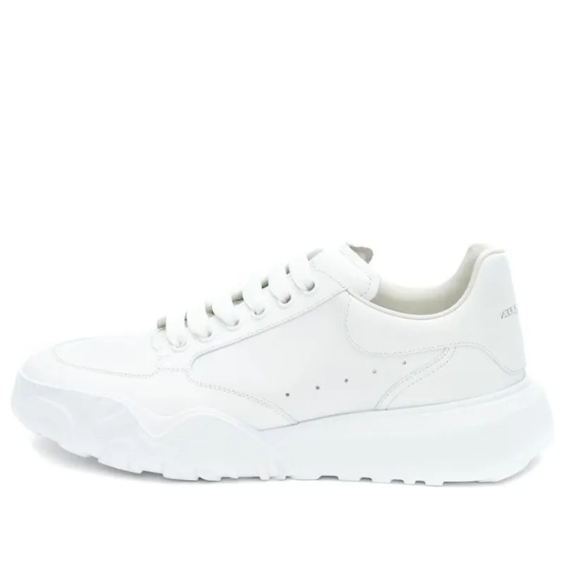 Alexander McQueen Court Trainers 'White Leather' 634619WIA989000 sold by KicksCrew