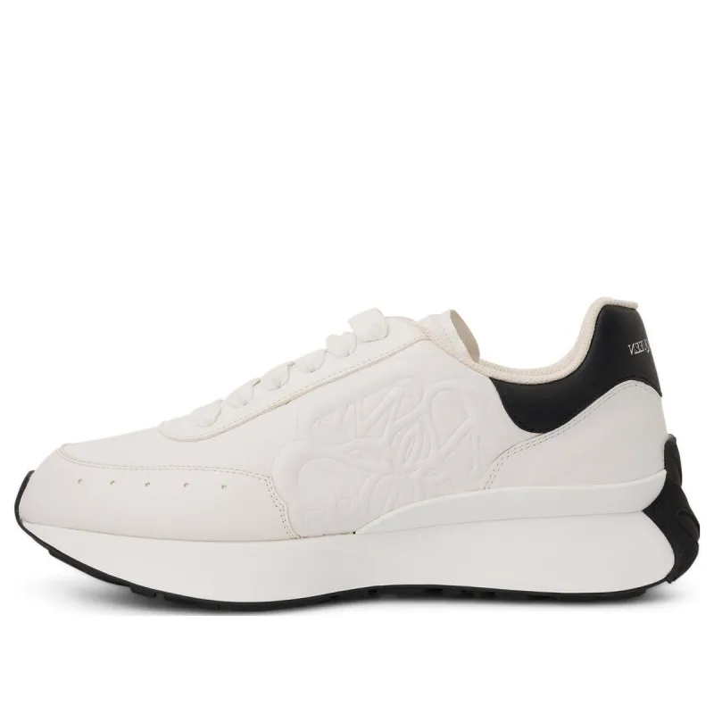 Alexander McQueen Sprint Runner 'Beige Black' 688548WIC939061 sold by KicksCrew