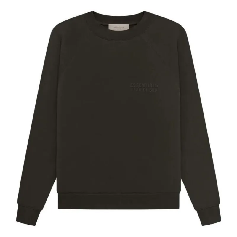 Fear of God Essentials Drop2 SS23 Crewneck 'Off-Black' 192BT222040F sold by KicksCrew