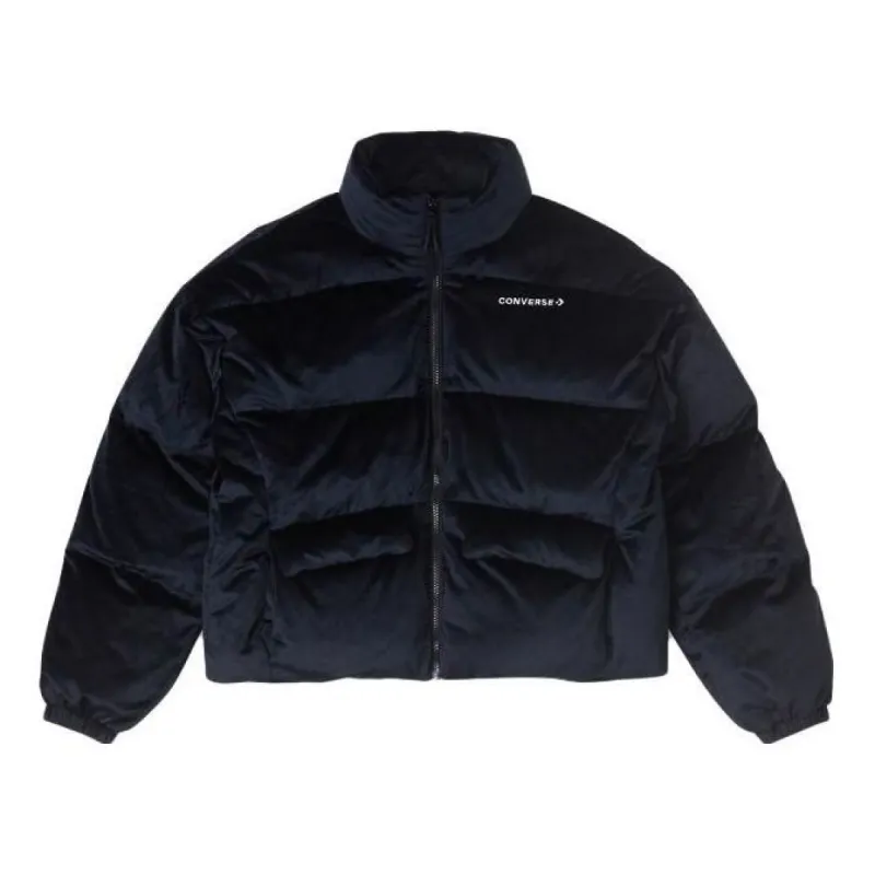 (WMNS) Converse Short Down Jacket 'Black' 10025222-A02 sold by KicksCrew