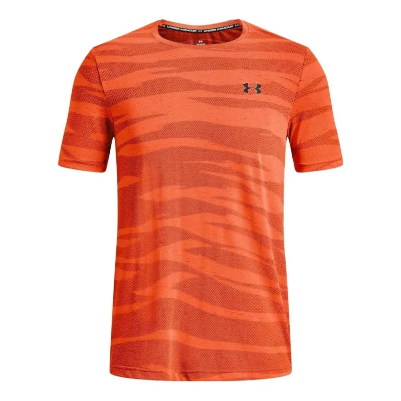 Under Armour Seamless Wave T-shirt 'Orange' 1373726-866 sold by KicksCrew