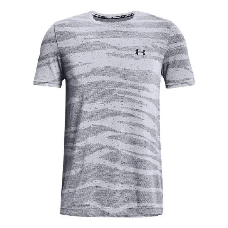 Under Armour Seamless Wave T-shirt 'Grey' 1373726-011 sold by KicksCrew