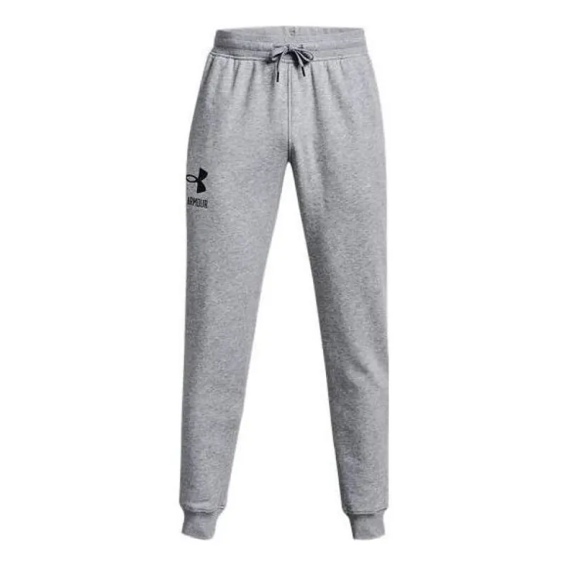 Under Armour Rival Graphic Fleece Pants 'Grey' 1373411-035 sold by KicksCrew