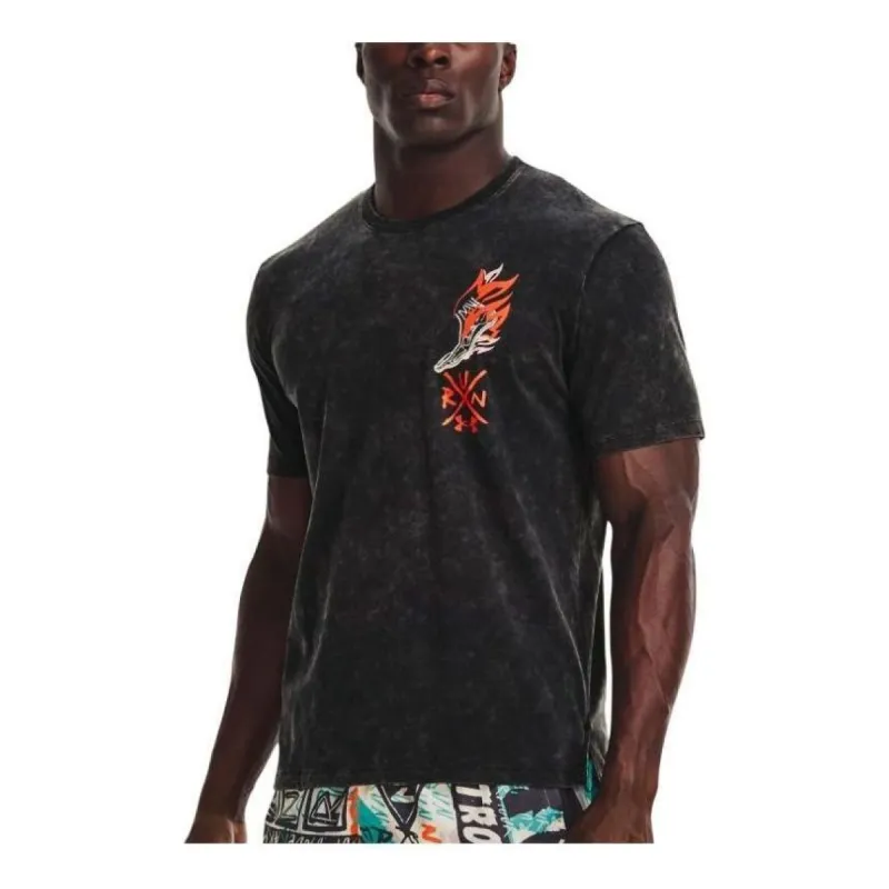 Under Armour Destroy All Miles T-shirt 'Black' 1371052-001 sold by KicksCrew