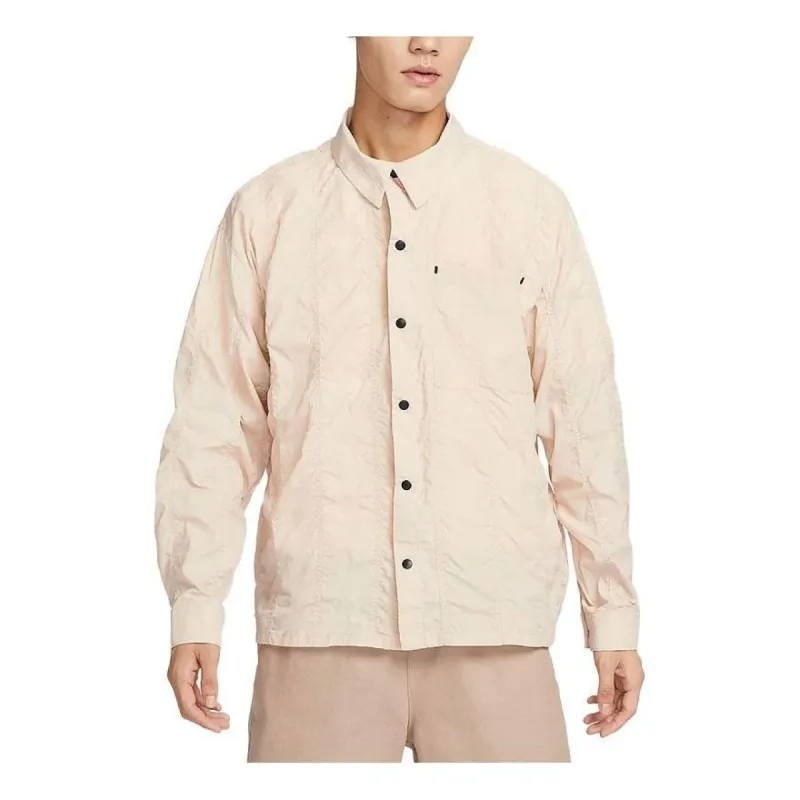 Nike Sportswear Tech Pack Woven Long-Sleeve Top 'Beige' FB7364-126 sold by KicksCrew