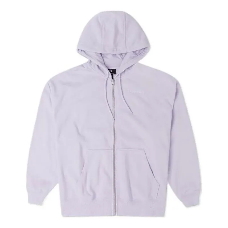 (WMNS) Converse Duks Os Full Zip Hoodie 'Light Purple' 10024532-A04 sold by KicksCrew