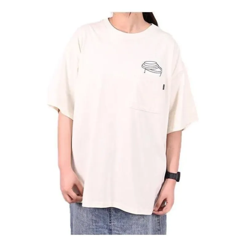 Converse Skateboard Pocket Tee 'Milk Tea' 10026175-A02 sold by KicksCrew