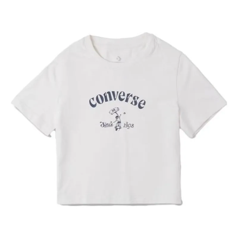(WMNS) Converse Skateboard Tee 'Egret' 10026166-A01 sold by KicksCrew