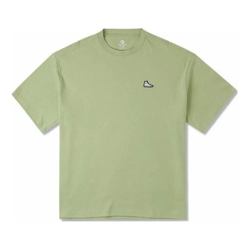 Converse Go-To Sneaker Patch Loose-Fit T-Shirt 'Vitality Green' 10025397-A11 sold by KicksCrew